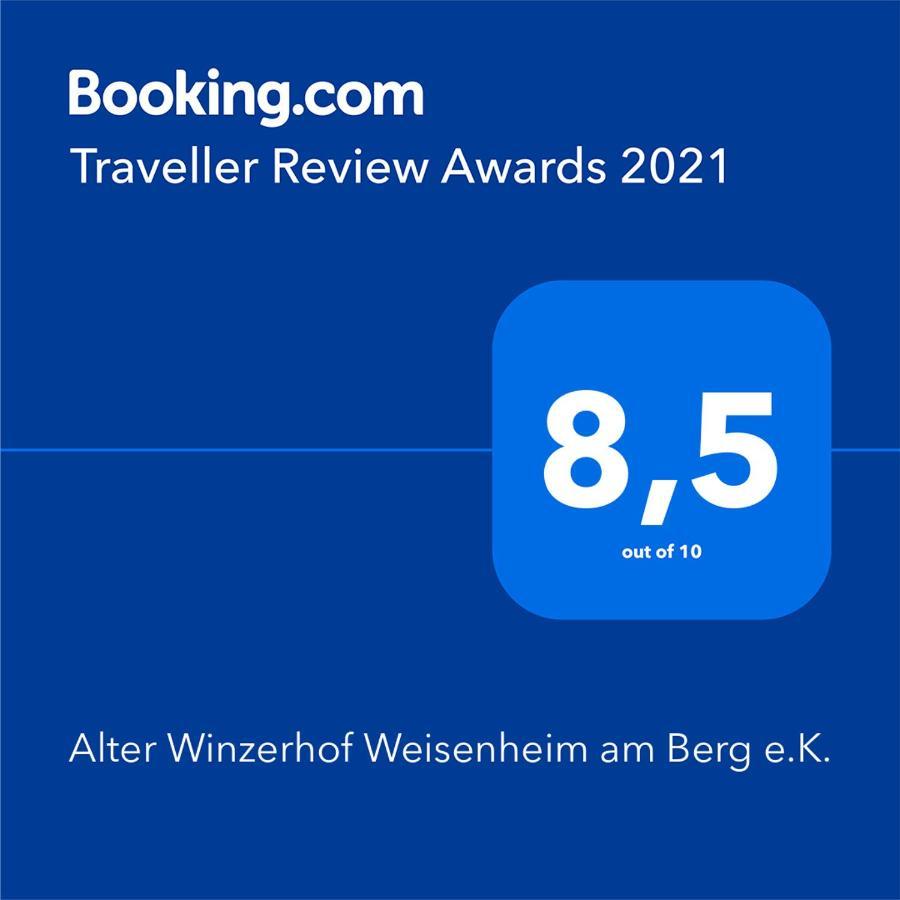 Отель Alter Winzerhof Weisenheim Am Berg E.K. Экстерьер фото